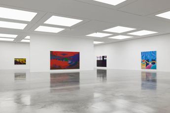 Contemporary art exhibition Al Held About Space at White Cube Bermondsey London United Kingdom