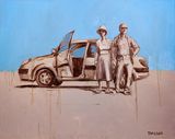 Caspian Vacation Bilgeh by Tora Mais contemporary artwork painting