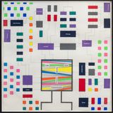 VDU Transformation Series No. 11 by Stephen Willats contemporary artwork painting works on paper