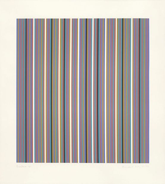 Brouillard by Bridget Riley contemporary artwork Print