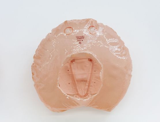 T-E-S-L-A- faceT-E-S-L-A- crashT-E-S-L-A- crash face dummy II by Alicia Frankovich contemporary artwork Sculpture