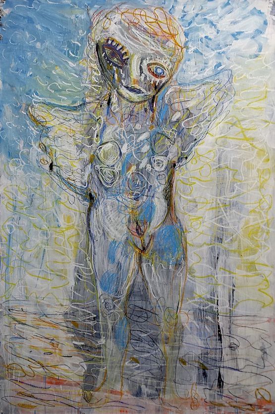 Jilted Angel by Gerben Mulder contemporary artwork Painting