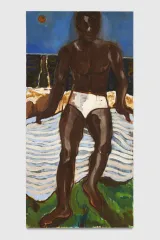 Swimmer by Gideon Appah contemporary artwork painting