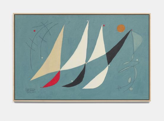 Lone At Sea Adrift by Boramie Sao contemporary artwork Painting