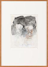 Untitled by Newell Harry contemporary artwork drawing painting works on paper