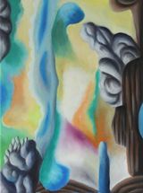 Haptische Eigenschaften Ursprungliche Ausblicke by Hartmut Neumann contemporary artwork painting
