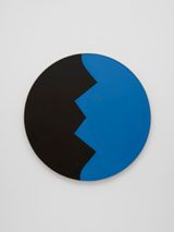 Correspondence Black and Blue by Leon Polk Smith contemporary artwork painting