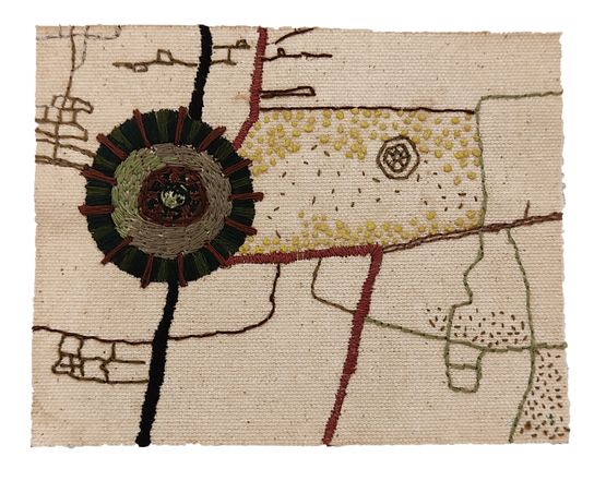 KN2 by Vinoja Tharmalingam contemporary artwork Textile