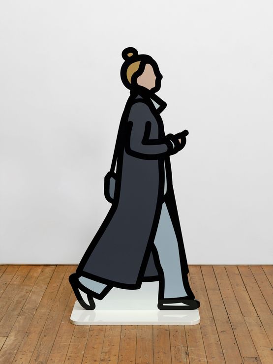 Coat. by Julian Opie contemporary artwork Print