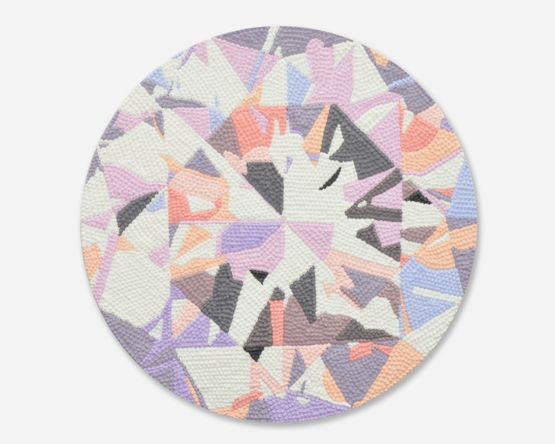 Cream Jewel-Pink diamond by Osamu Watanabe contemporary artwork Painting