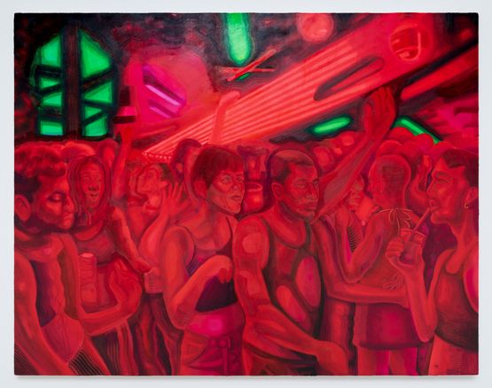 Last Nights Party by James Bartolacci contemporary artwork Painting