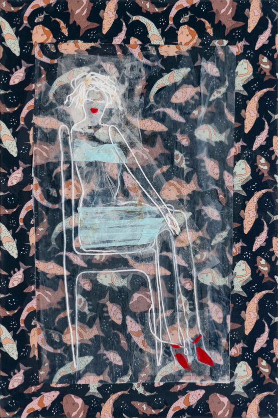 Her Sey Icin Cok mu Gec by Azade Koker contemporary artwork Painting