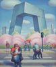 The Spring of Beijing by Wang Xingwei contemporary artwork Painting