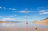 Evaporation Study Tower Elephant Butte Reservoir by Ken Ehrlich contemporary artwork photography print