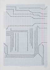 Specific Paths 10 by Layla Juma contemporary artwork drawing