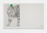 Cat Diptych by Richard Gasper contemporary artwork sculpture works on paper