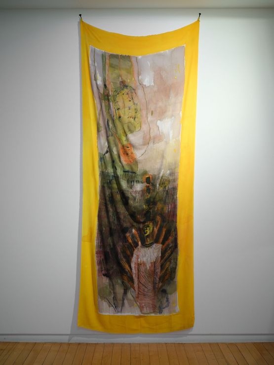 April in Dunedin 2 by Nichola Shanley contemporary artwork Textile