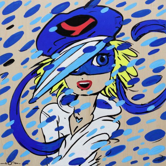 70s POP 8 by Amano Yoshitaka contemporary artwork Painting