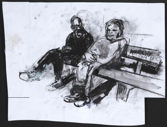 Untitled by Erik Van Lieshout contemporary artwork Drawing