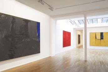 Contemporary art exhibition Robert Motherwell Open Series at Templon 30 rue Beaubourg Paris France