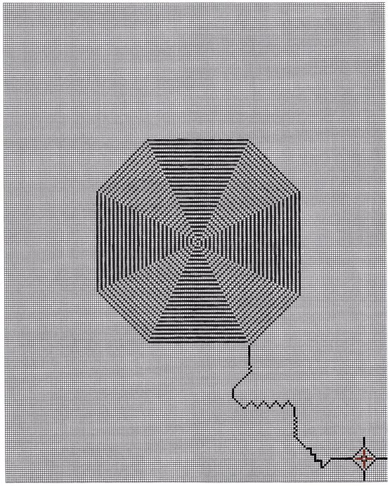 A reminder of the cord that once supported you pg 32 by Peata Larkin contemporary artwork Print