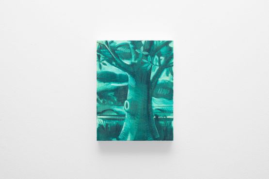 Lone Tree by Carlo DAnselmi contemporary artwork Painting