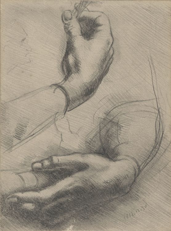 After Leonardo da Vinci by Chen Danqing contemporary artwork Drawing