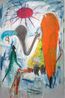 Bird of Bataan 9 by Manuel Ocampo contemporary artwork Painting