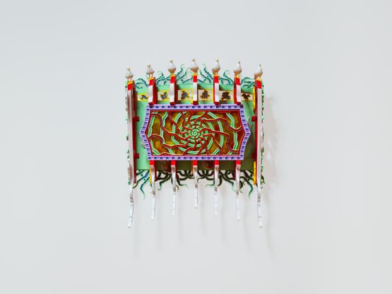 Uneasy Over Head Wall Display 2 by Kara Chin contemporary artwork Sculpture