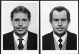 Vaclav Havel diptych by Jiri David contemporary artwork photography