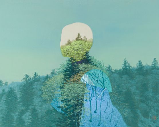 A time of light - Furano from winter to spring by Kazuyuki Futagawa contemporary artwork Works on Paper