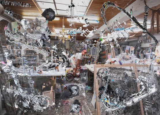 Untitled Atelier 1 by Christian Eisenberger contemporary artwork Painting