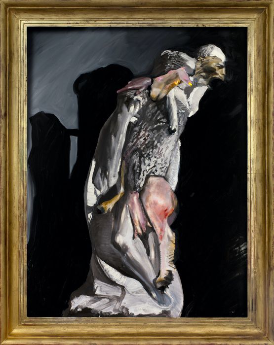 Stabat Mater Pathosformel 10 after Michelangelo by W. K. Lyhne contemporary artwork Painting