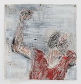 Figure Gesturing by Leon Golub contemporary artwork painting
