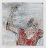 Figure Gesturing by Leon Golub contemporary artwork Painting