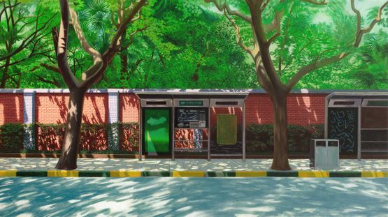 Station by Gao Yuan contemporary artwork Painting