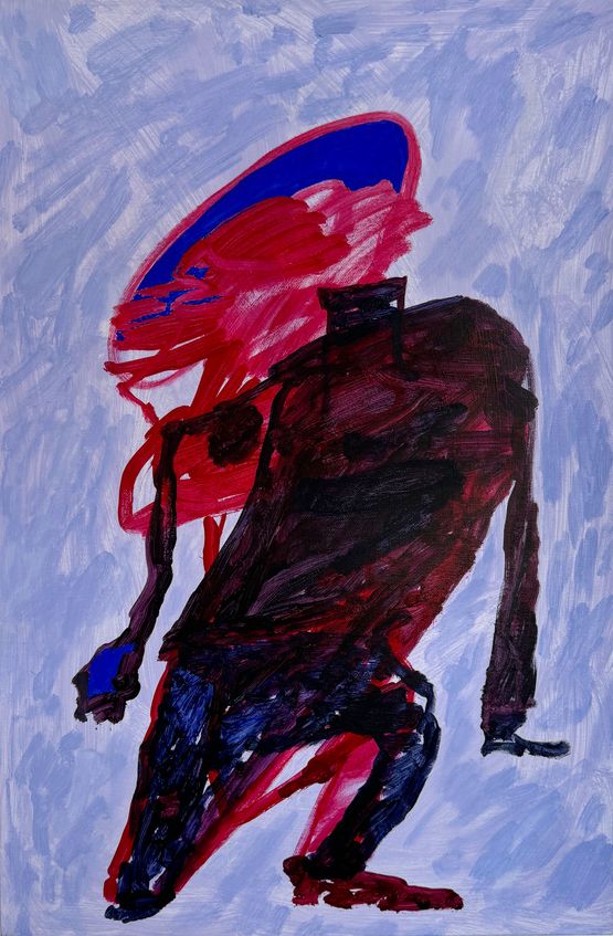blend in or disappear one by Tom Polo contemporary artwork Painting