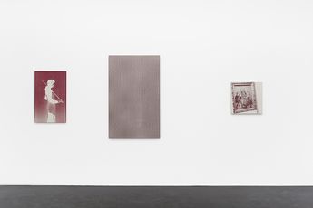 Contemporary art exhibition R.H. Quaytman Cherchez Holopherne Chapter 21 at Galerie Buchholz Cologne Germany