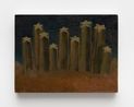 Cactos a noite by Paula Siebra contemporary artwork Painting