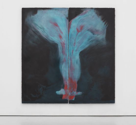 Untitled waist and back and front embrace by Harminder Judge contemporary artwork Painting