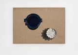Plat a gratin et porcelaine a mignardises by Martine Bedin contemporary artwork painting works on paper