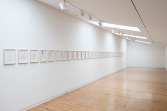 Contemporary art exhibition David Shrigley Drawings at Two Rooms Auckland New Zealand