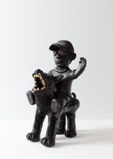 Dingo Rider by Billy Bain contemporary artwork sculpture