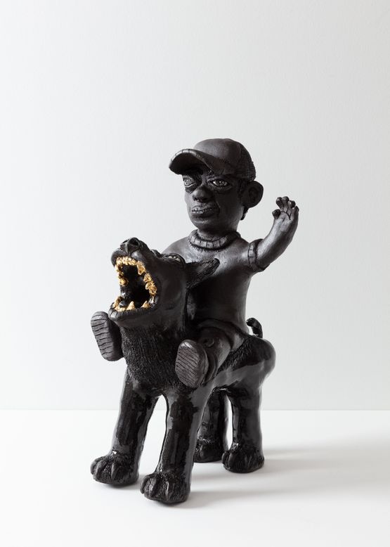 Dingo Rider by Billy Bain contemporary artwork Sculpture