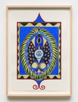 Ancient Patterns by Faith Wilding contemporary artwork drawing works on paper