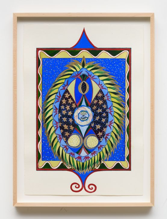 Ancient Patterns by Faith Wilding contemporary artwork Works on Paper