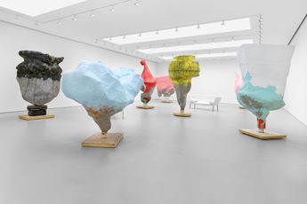 Contemporary art exhibition Franz West Echolalia at David Zwirner New York 19th Street United States