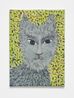 White cat by Mark Connolly contemporary artwork Painting