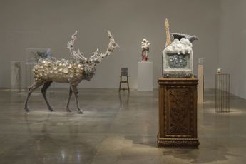 Contemporary art exhibition Kohei Nawa Photon Camp at Pace Gallery Los Angeles United States
