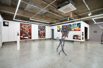 Contemporary art exhibition Group Exhibiton SWIPE at THEO South Korea